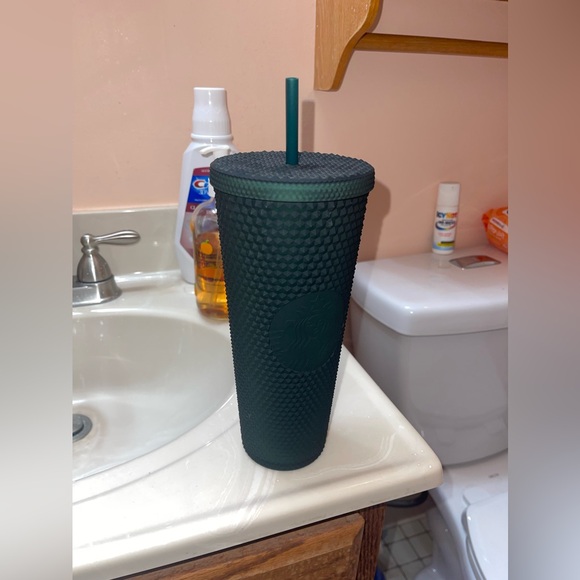 Starbucks 24 oz Cold Tumbler-Forest Green/Textured - Picture 2 of 3